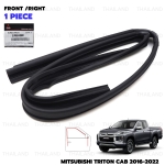 ยางร่องกระจก ประตูหน้า-ข้าง-ขวา ของแท้ 1 ชิ้น สีดำ สำหรับ Mitsubishi Triton L200 MQ MR Pick Up 2Dr ปี 2016-2022